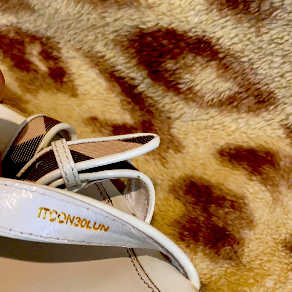 Burberry White Nova check wedge Espadrilles EU 40 - Picture 4 of 10